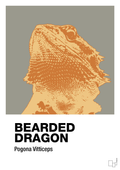 plakat: bearded dragon - battleship gray-Dyr-A1two3