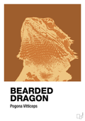 plakat: bearded dragon - cognac-Dyr-A1two3