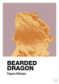 plakat: bearded dragon - light rose-Dyr-A1two3