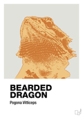 plakat: bearded dragon - painters white-Dyr-A1two3