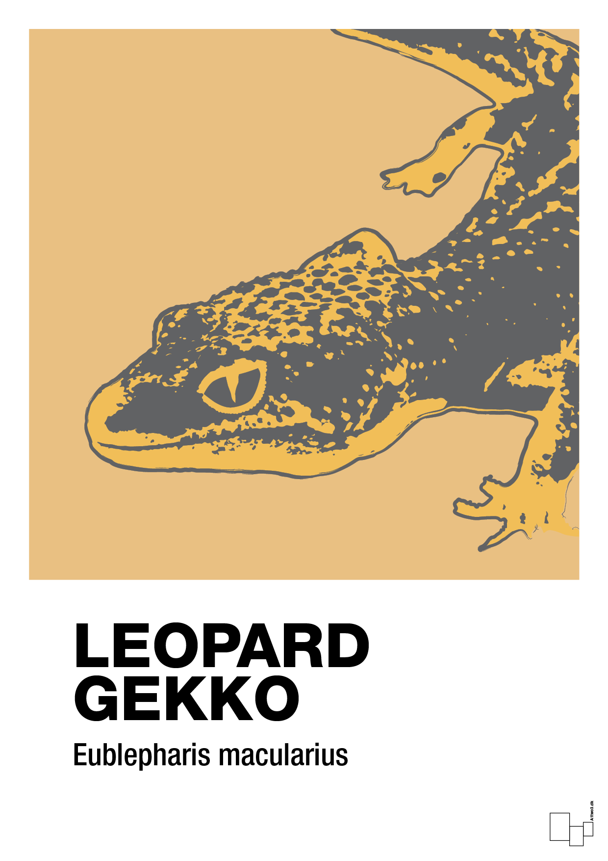 plakat: leopard gekko - charismatic-Dyr-A1two3