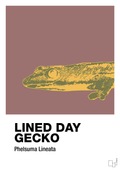 plakat: lined day gecko - plum-Dyr-A1two3
