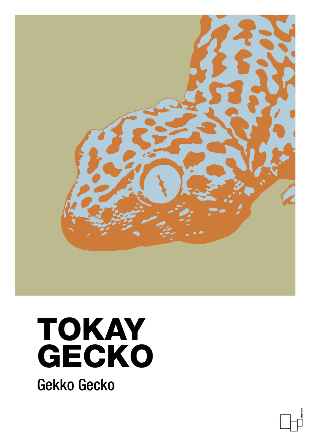 plakat: tokay gecko - back to nature-Dyr-A1two3