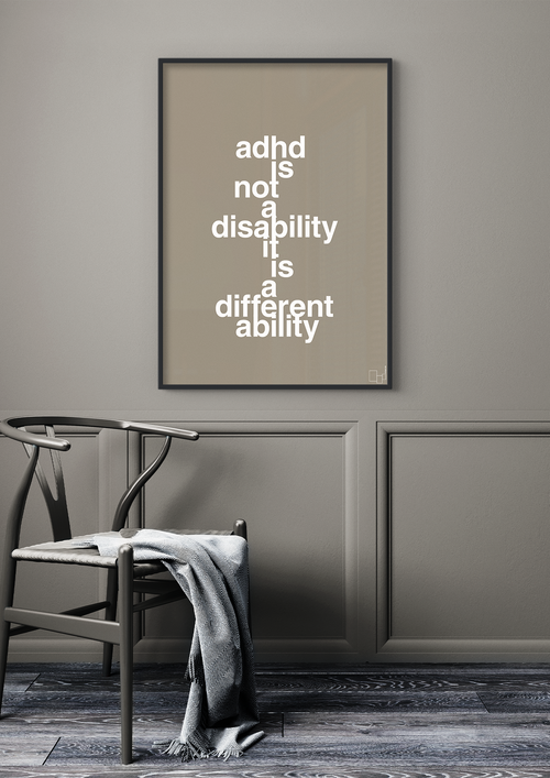 Adhd is not a disability it is a different ability - petrol-ADHD-A1two3