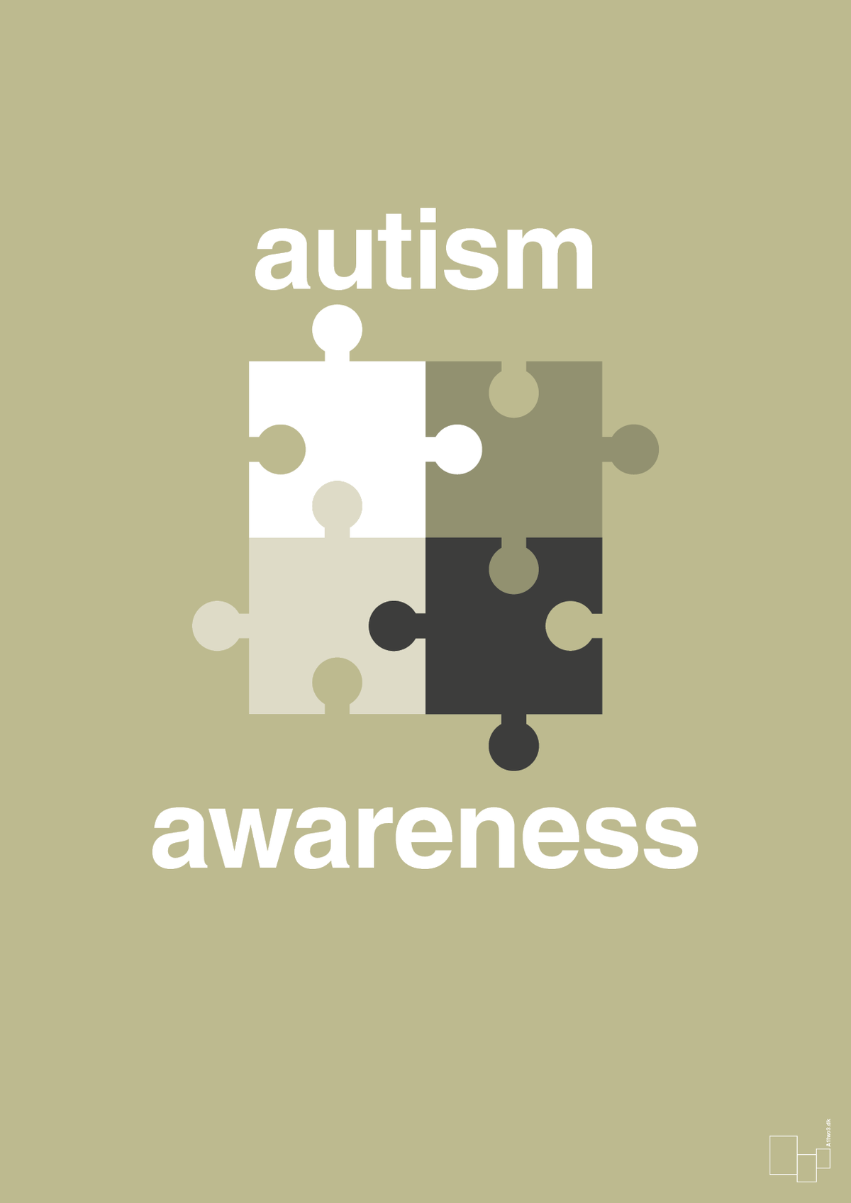 plakat: autism awareness - back to nature-Autisme-A1two3