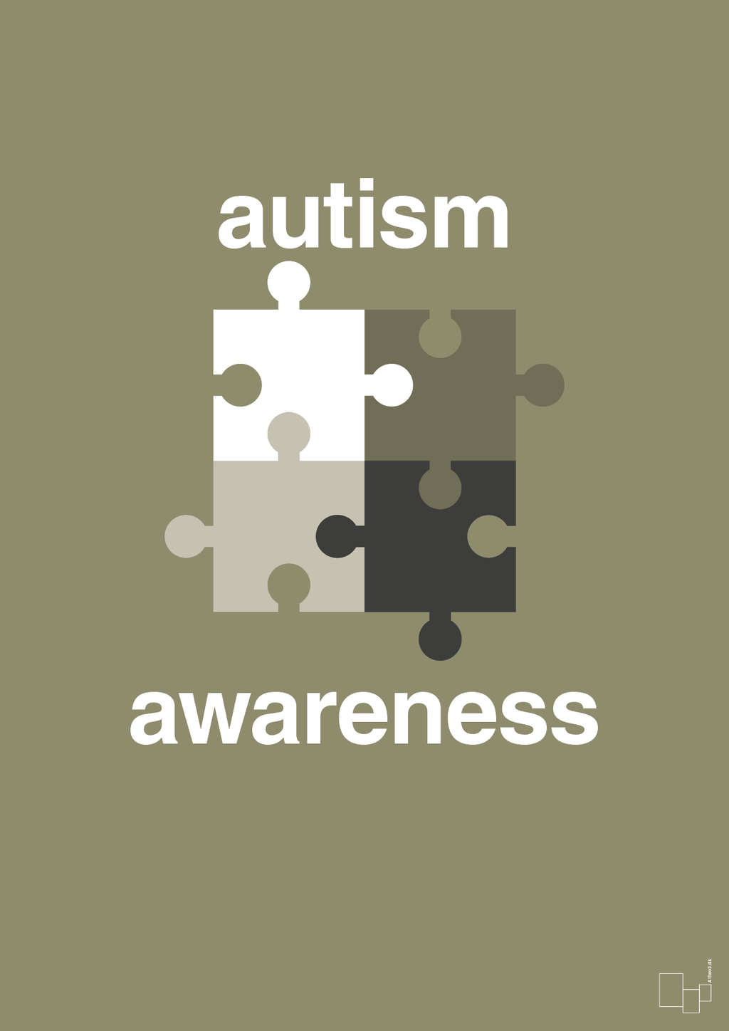 plakat: autism awareness - misty forrest-Autisme-A1two3