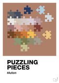 plakat: puzzling pieces - cider spice-Autisme-A1two3