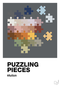 plakat: puzzling pieces