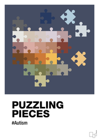 plakat: puzzling pieces