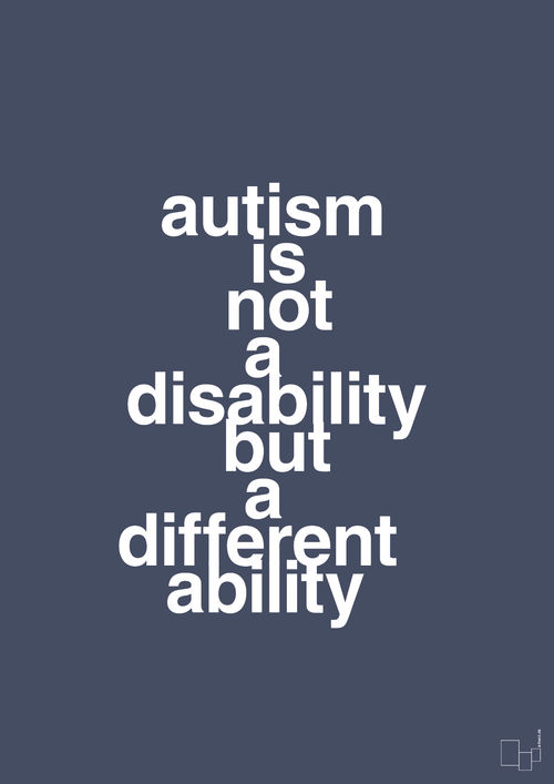 Autism is not a disability but a different ability - petrol-Autisme-A1two3