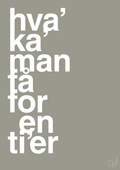 plakat: hva kan man få for en tier - battleship gray-Humor-A1two3