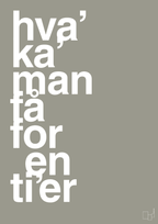 plakat: hva kan man få for en tier - battleship gray-Humor-A1two3