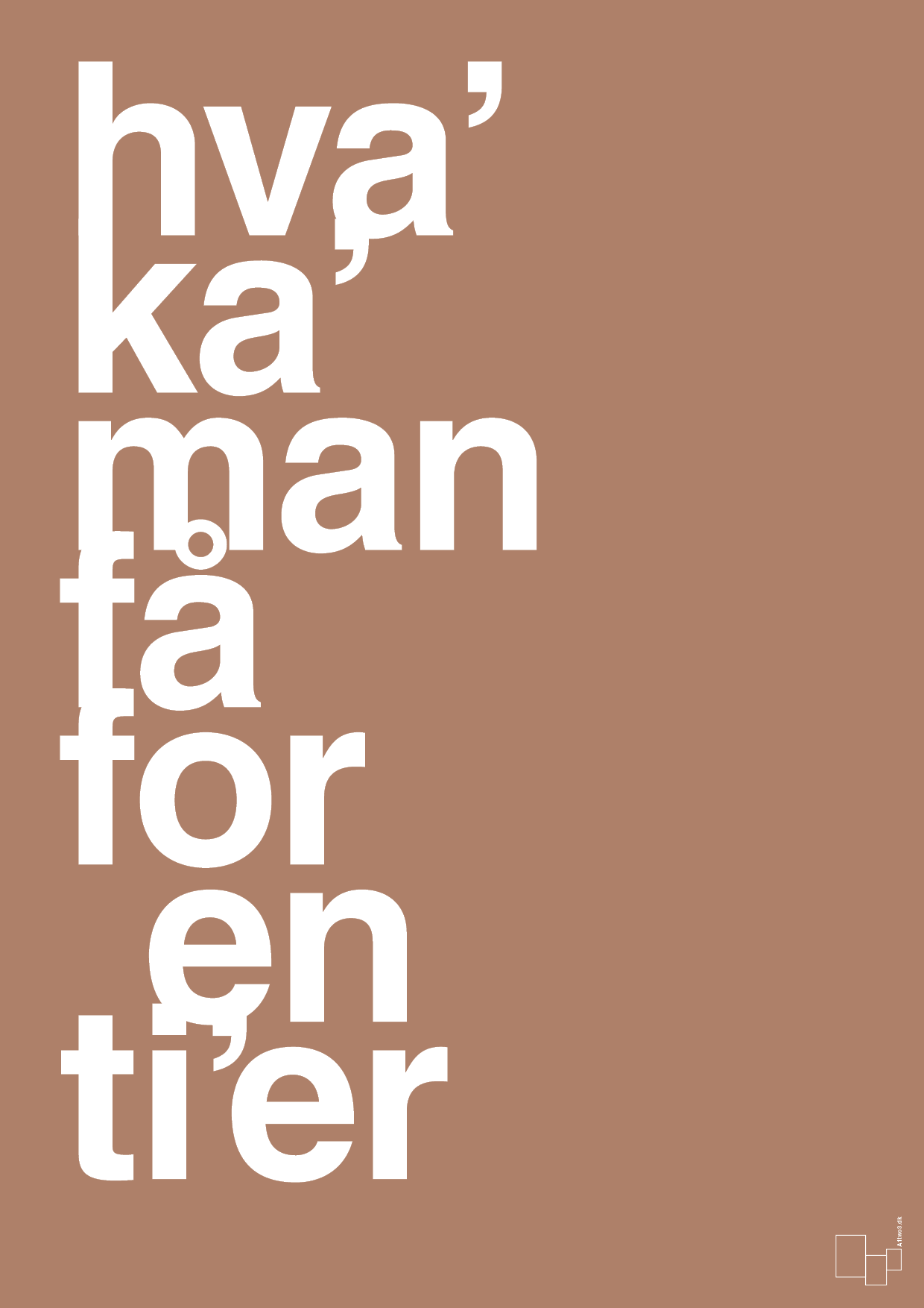 plakat: hva kan man få for en tier - cider spice-Humor-A1two3