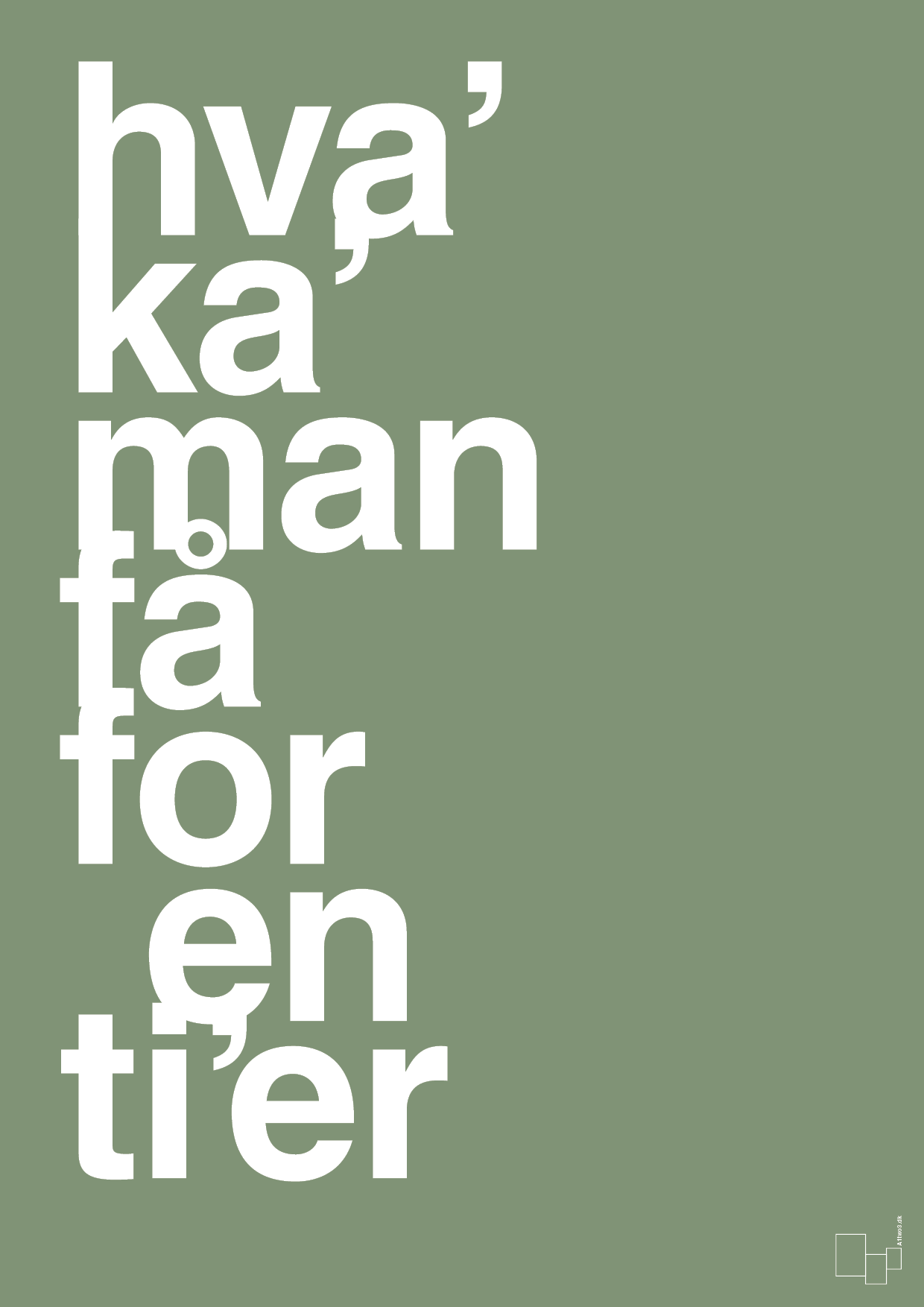 plakat: hva kan man få for en tier - jade-Humor-A1two3