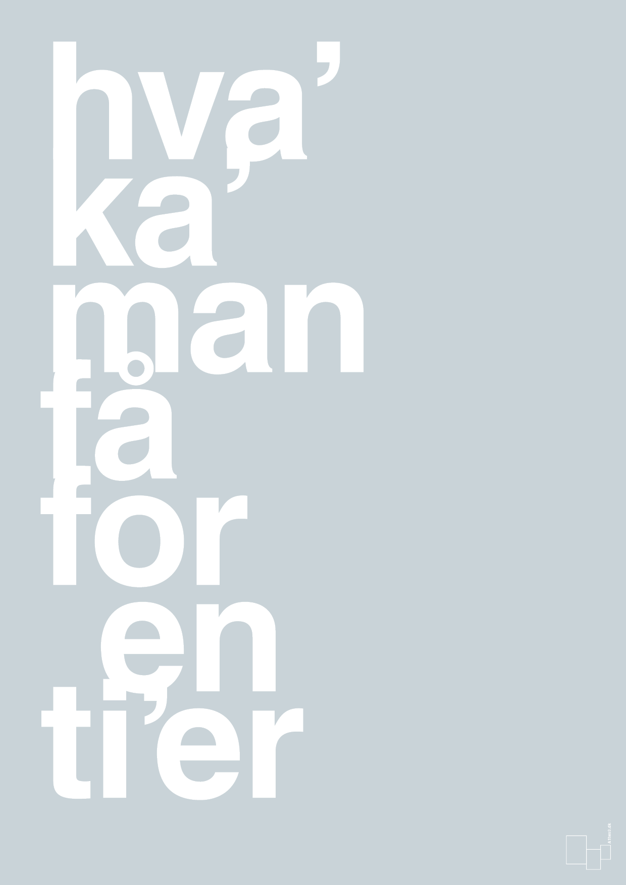 plakat: hva kan man få for en tier - light drizzle-Humor-A1two3