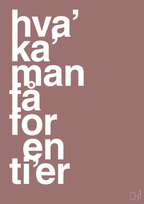 plakat: hva kan man få for en tier - plum-Humor-A1two3