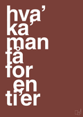 plakat: hva kan man få for en tier - red pepper-Humor-A1two3