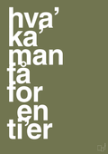plakat: hva kan man få for en tier - secret meadow-Humor-A1two3