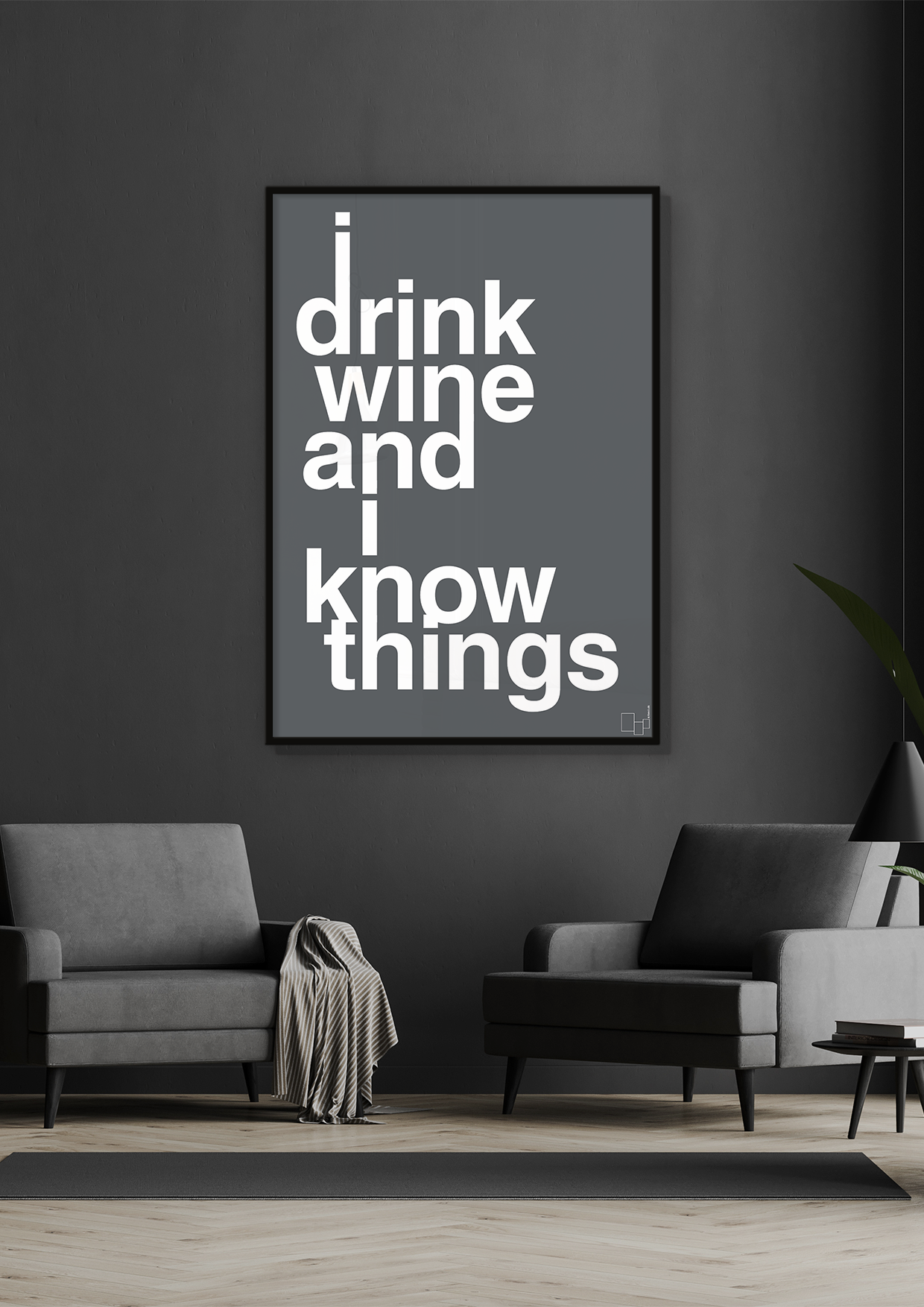 plakat: i drink wine and i know things - cognac-Fest-A1two3
