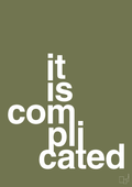 plakat: it is complicated - secret meadow-Humor-A1two3