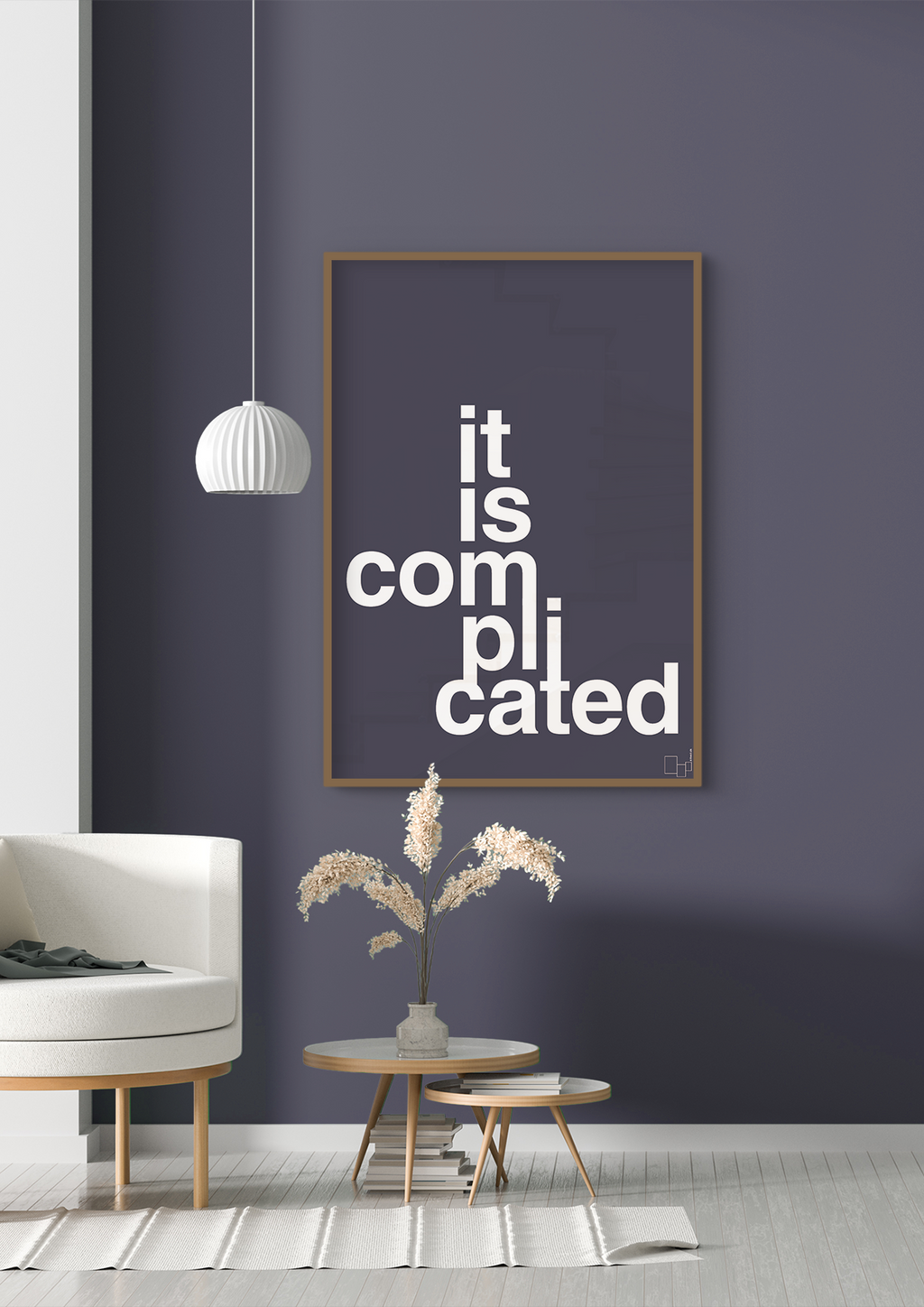 plakat: it is complicated - jade-Humor-A1two3
