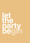 plakat: let the party begin - charismatic-Fest-A1two3