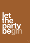 plakat: let the party begin - cognac-Fest-A1two3