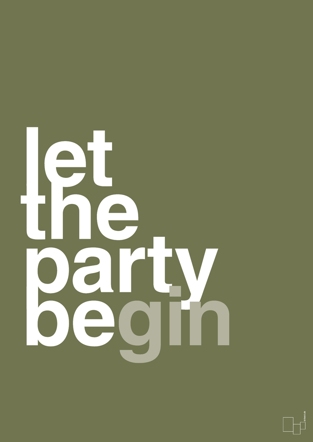 plakat: let the party begin - secret meadow-Fest-A1two3