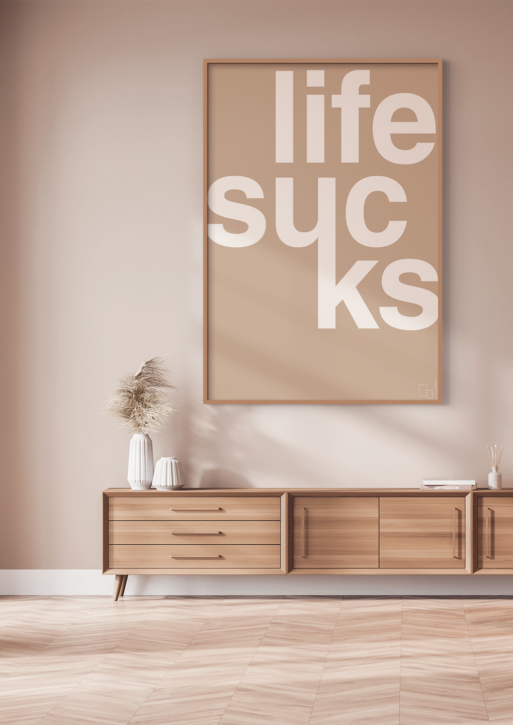 plakat: life sucks - charismatic-Livet-A1two3