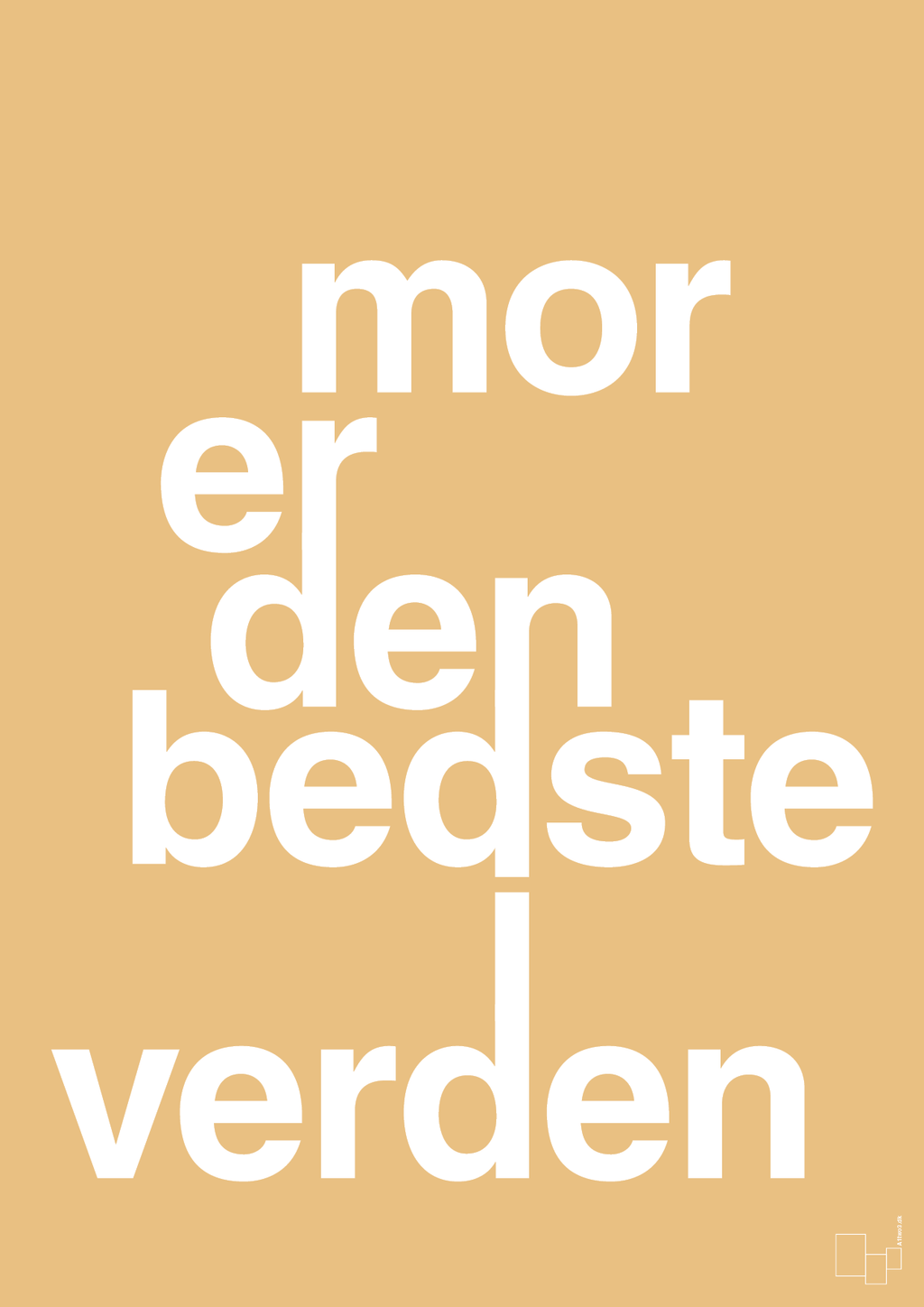 plakat: mor er den bedste i verden - charismatic-Familie-A1two3
