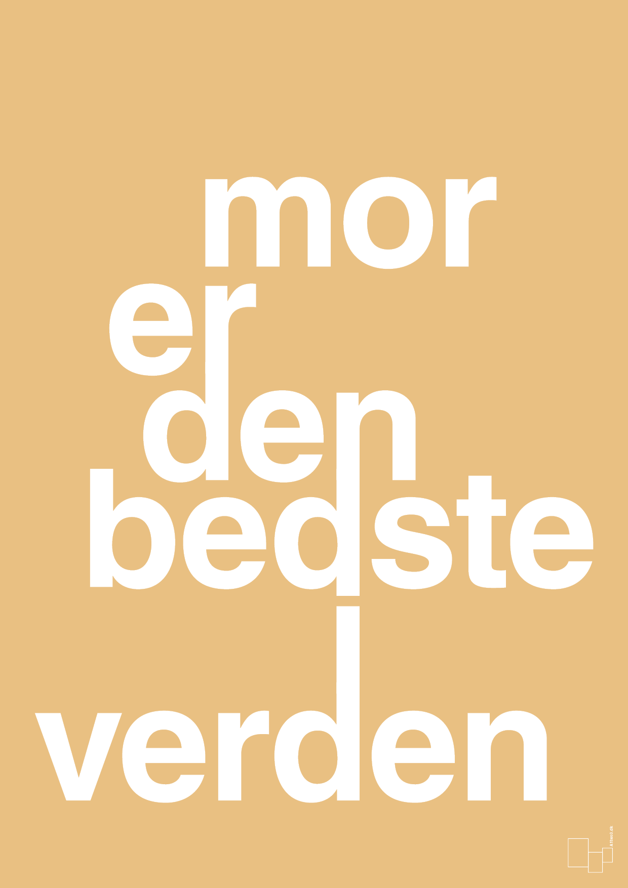 plakat: mor er den bedste i verden - charismatic-Familie-A1two3