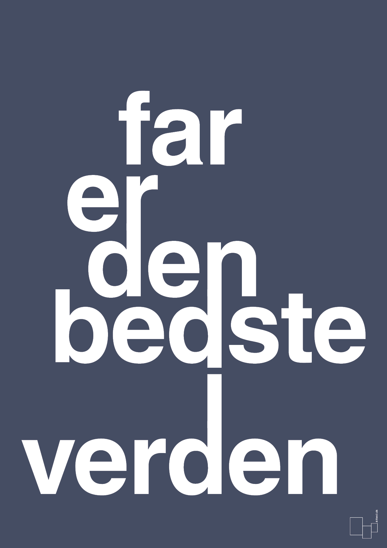 Far er den bedste i verden - petrol-Familie-A1two3