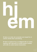 plakat: hjem - back to nature-Retro-A1two3
