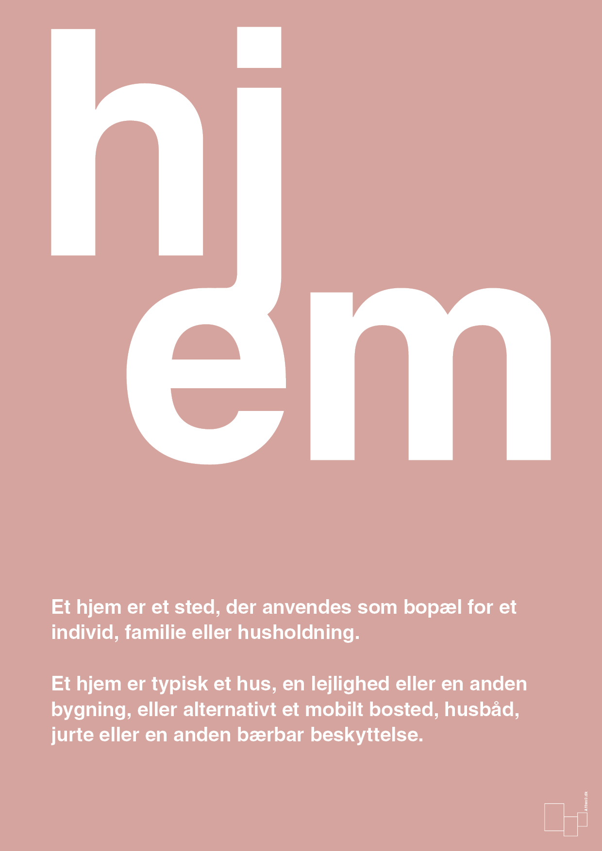 plakat: hjem - bubble shell-Retro-A1two3