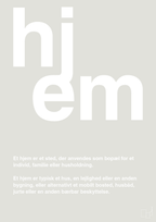 plakat: hjem - painters white-Retro-A1two3