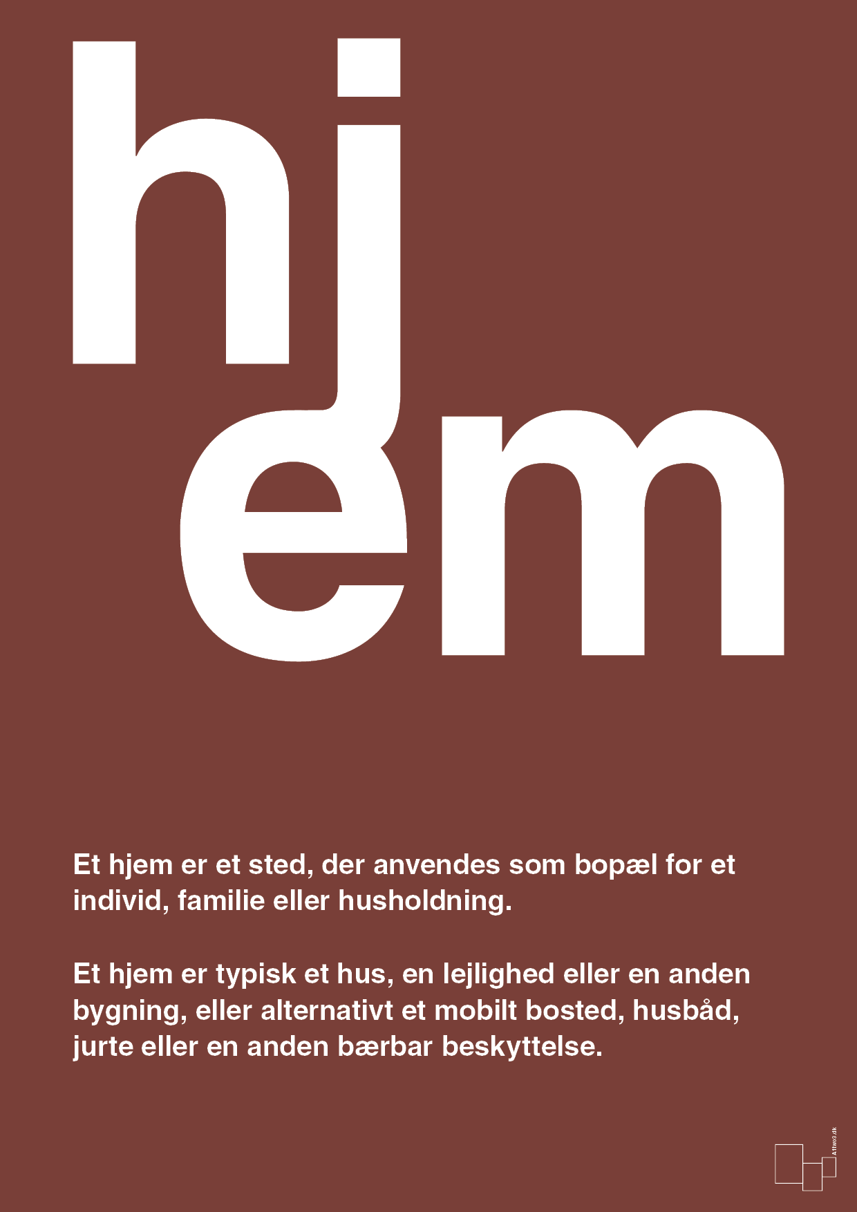 plakat: hjem - red pepper-Retro-A1two3