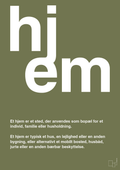 plakat: hjem - secret meadow-Retro-A1two3