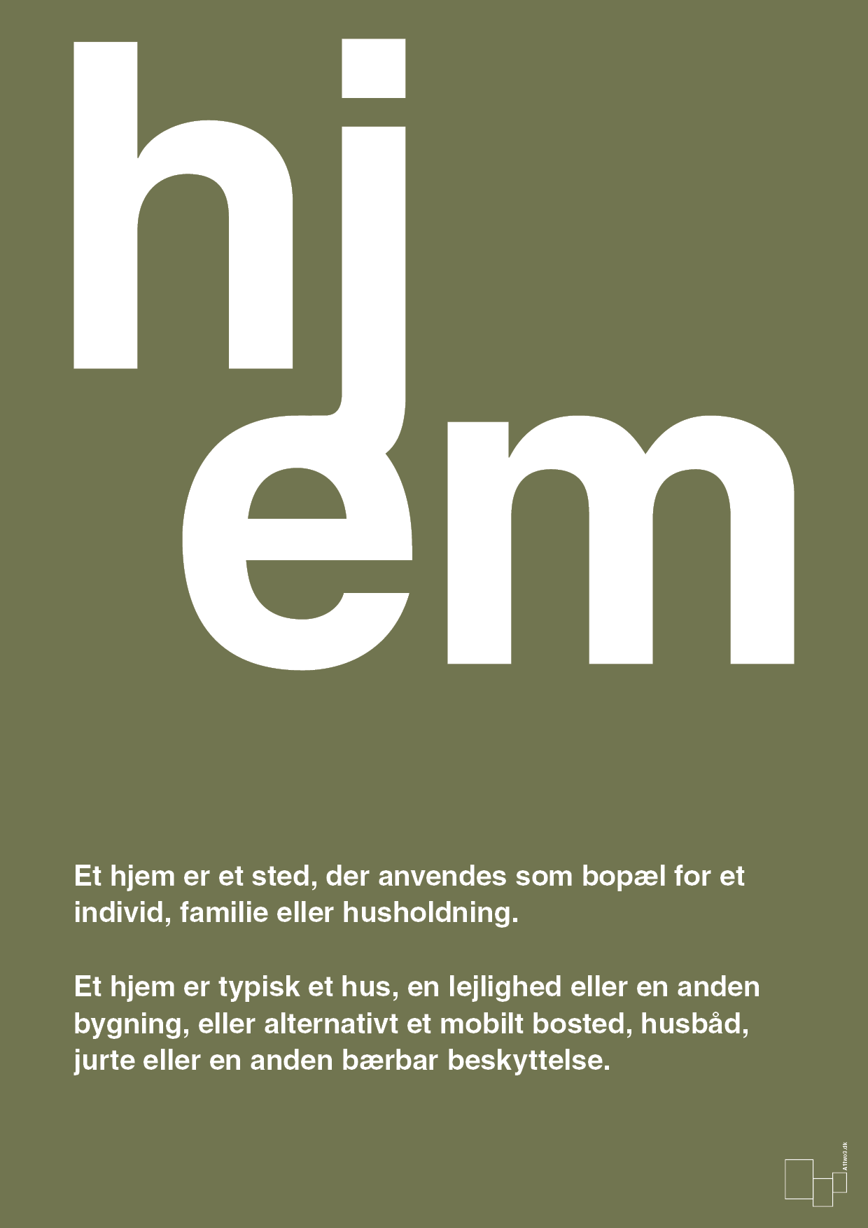 plakat: hjem - secret meadow-Retro-A1two3