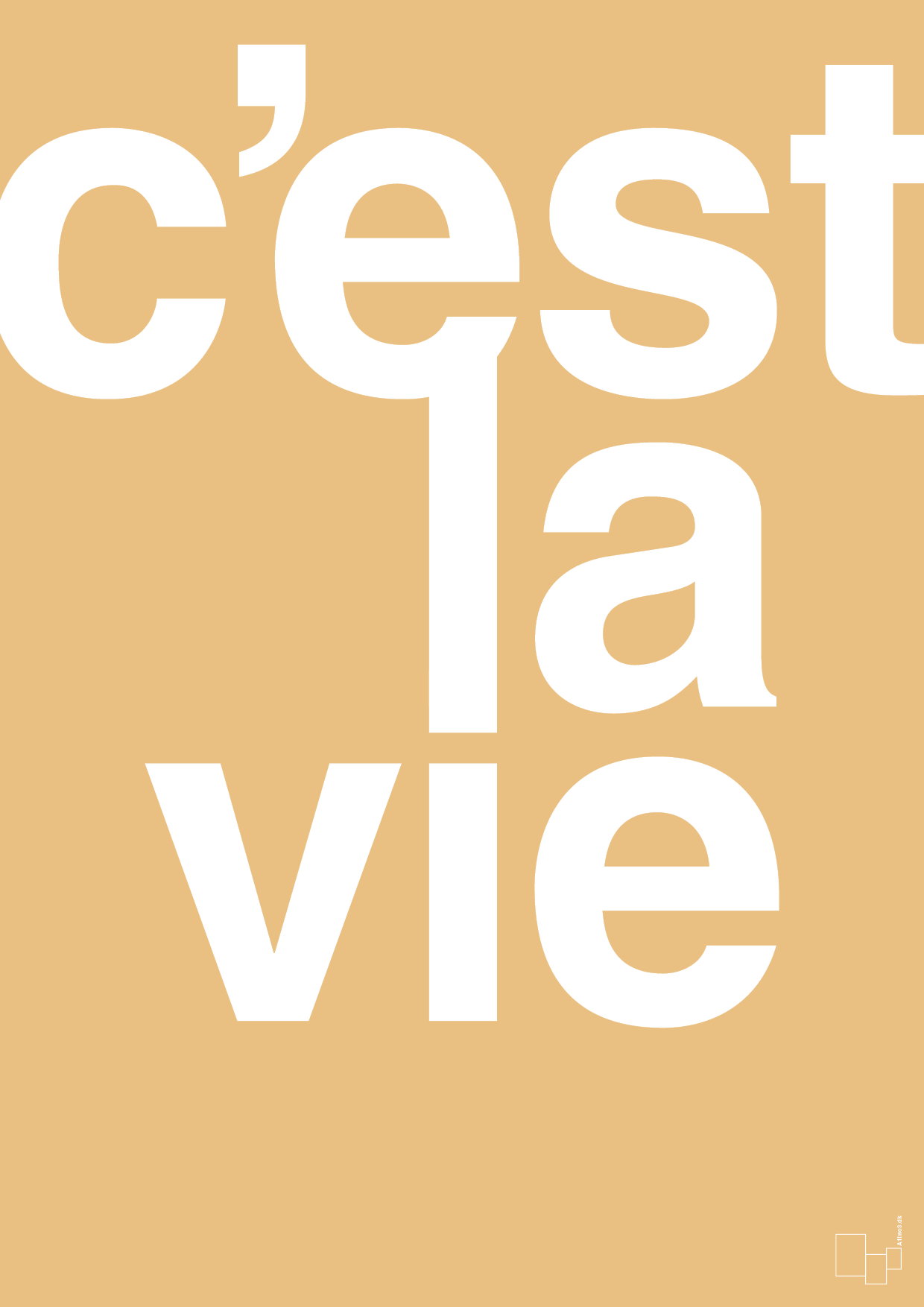 plakat: cest la vie - charismatic-Livet-A1two3