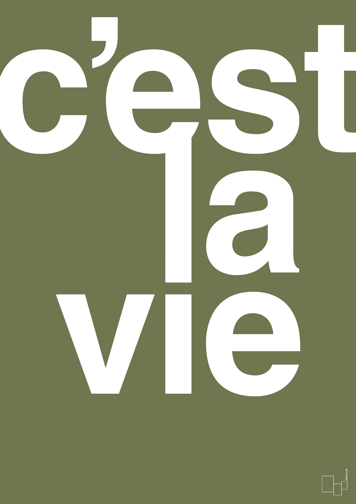 plakat: cest la vie - secret meadow-Livet-A1two3