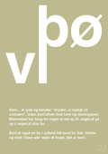 plakat: bøvl - back to nature-Retro-A1two3