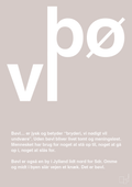 plakat: bøvl - broken beige-Retro-A1two3