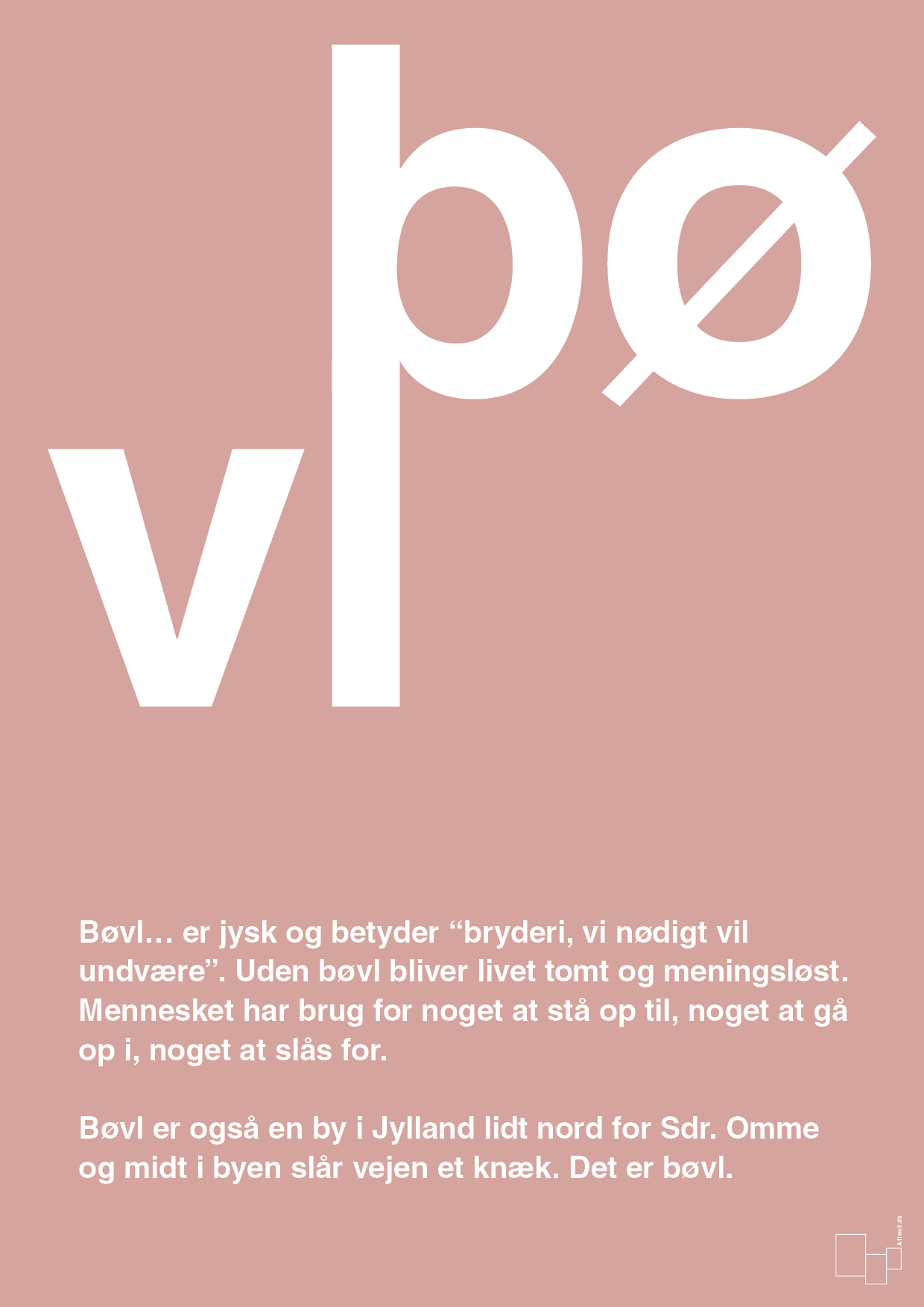 plakat: bøvl - bubble shell-Retro-A1two3