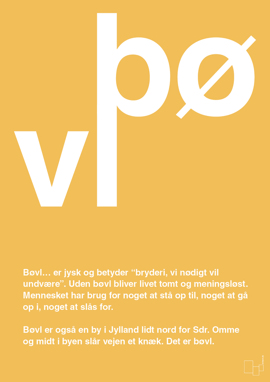 plakat: bøvl - honeycomb-Retro-A1two3