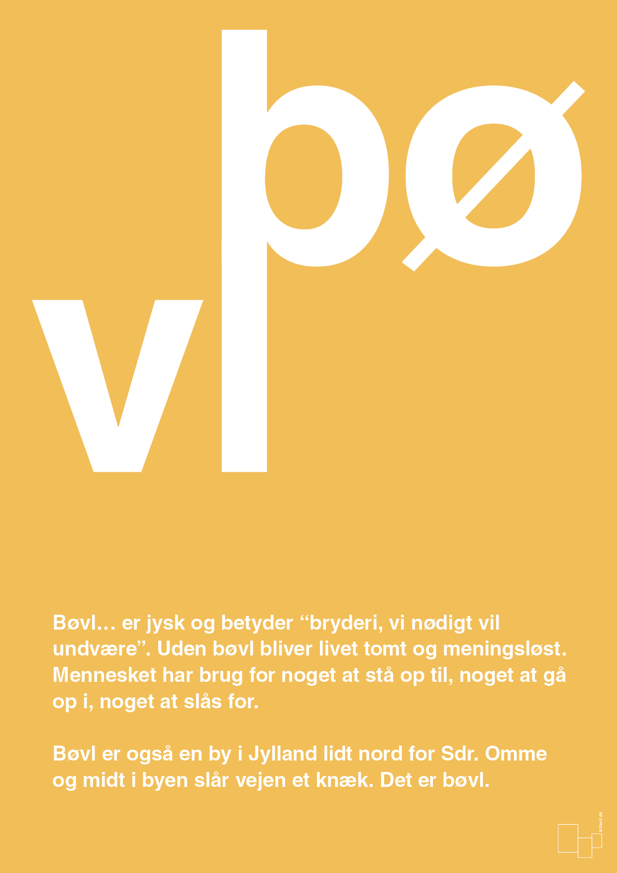 plakat: bøvl - honeycomb-Retro-A1two3