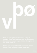 plakat: bøvl - painters white-Retro-A1two3