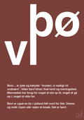plakat: bøvl - red pepper-Retro-A1two3