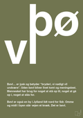 plakat: bøvl - secret meadow-Retro-A1two3