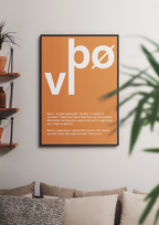plakat: bøvl - misty forrest-Retro-A1two3
