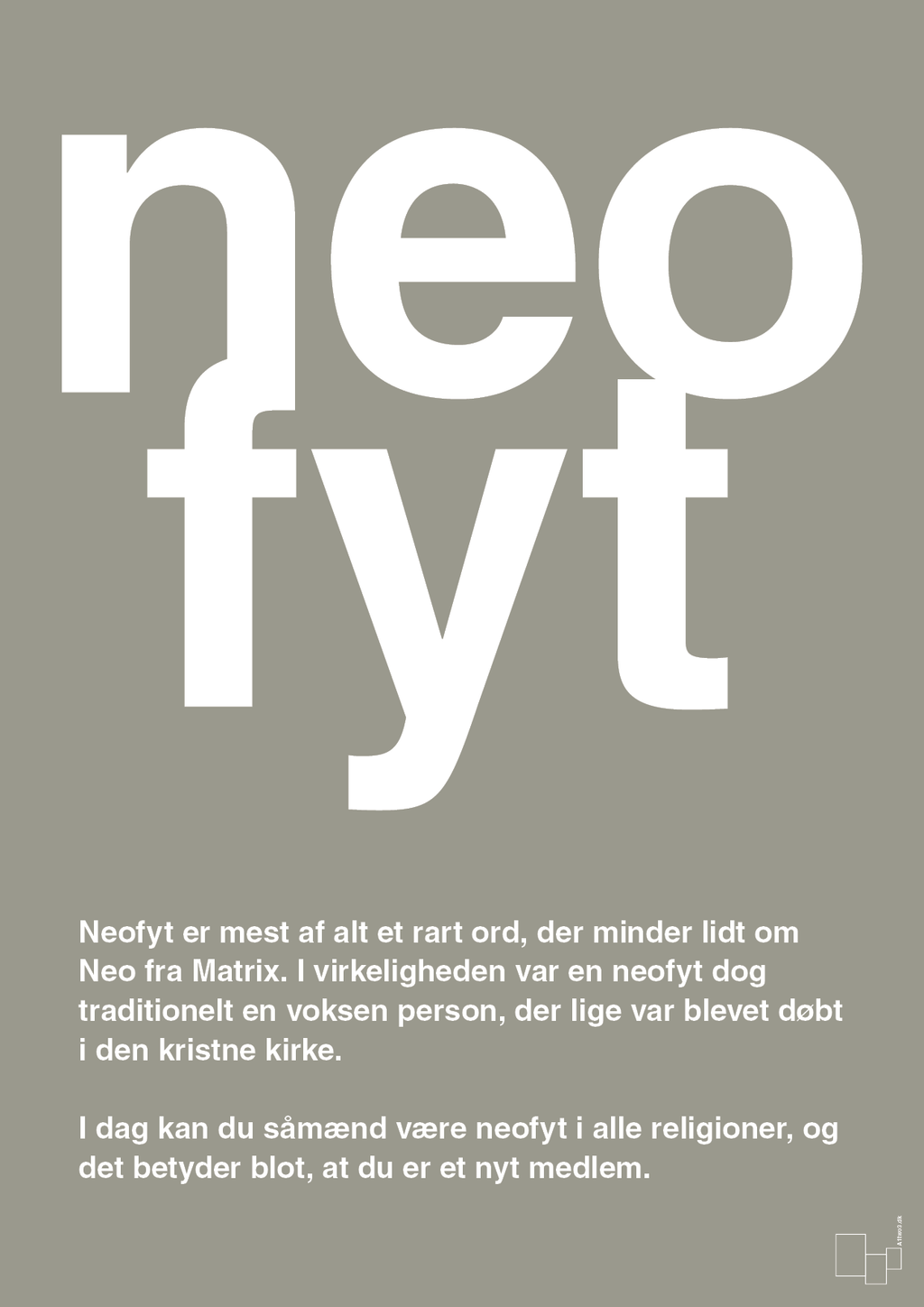 plakat: neofyt - battleship gray-Retro-A1two3